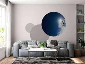 Discount Snowboarder maakt een backflip fotobehang Tienerkamer | Sport