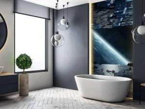 Best Space Shuttle met asteroïden fotobehang Tienerkamer | Kinderkamer