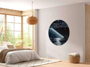 Best Space Shuttle met asteroïden fotobehang Tienerkamer | Kinderkamer