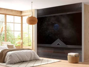 Clearance Space Shuttle uitzicht fotobehang Tienerkamer | Kinderkamer