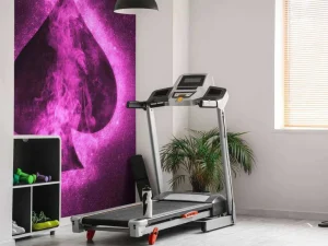 Hot Speelkaart symbool in het roze fotobehang Computerkamer