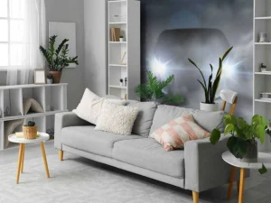 Fashion Sportauto met rook fotobehang Kinderkamer | Transport