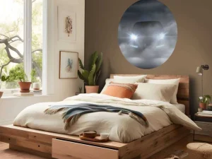 Fashion Sportauto met rook fotobehang Kinderkamer | Transport