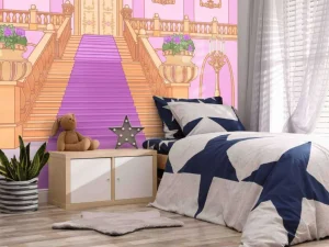Online Sprookjeskasteel interieur fotobehang Kinderkamer