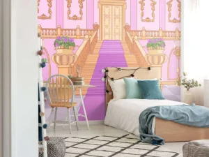 Online Sprookjeskasteel interieur fotobehang Kinderkamer