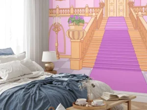 Online Sprookjeskasteel interieur fotobehang Kinderkamer