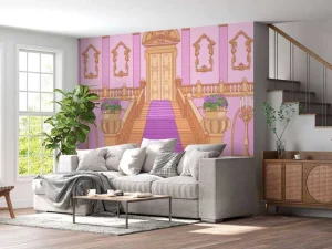 Online Sprookjeskasteel interieur fotobehang Kinderkamer