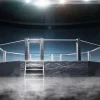 Online Stenen MMA kooi fotobehang Tienerkamer | Sport