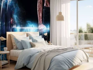Clearance Sterke gespierde man fotobehang Tienerkamer | Sport