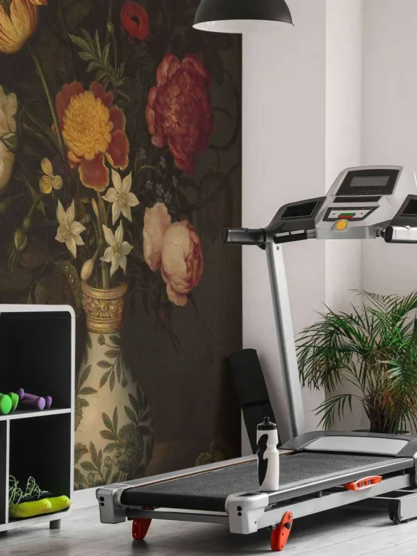 Online Stilleven met bloemen in een Wan-li vaas fotobehang Kunst & Design | Bloemen