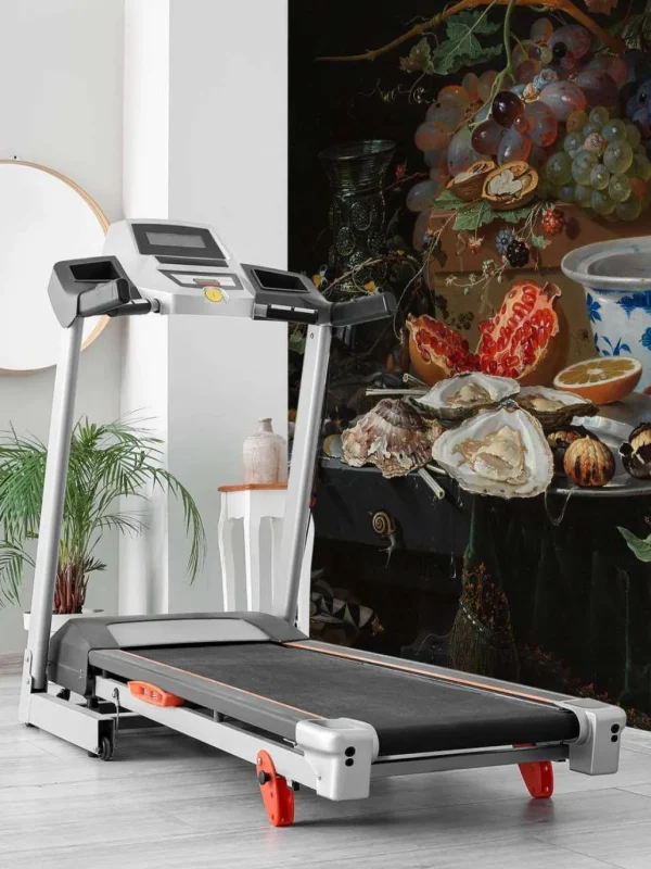 Online Stilleven met vruchten, oesters en een porseleinen kom fotobehang Keuken