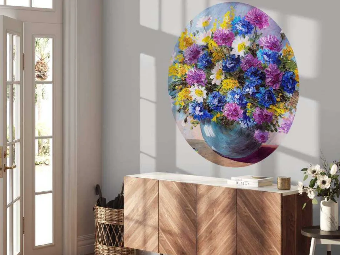 stilleven_van_een_vaas_me_6.webp Hot Stilleven van een vaas met kleurrijke bloemen fotobehang Bloemen | Kunst & Design