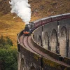 Online Stoomtrein in Schotland fotobehang Transport