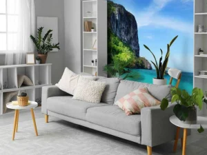 Discount Strand op het Poda eiland in Thailand fotobehang Transport