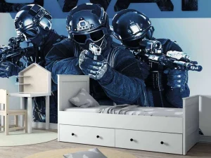 Fashion SWAT Team fotobehang Tienerkamer