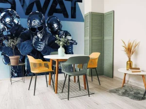 Fashion SWAT Team fotobehang Tienerkamer