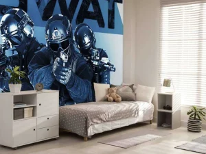 Fashion SWAT Team fotobehang Tienerkamer