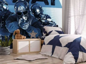 Fashion SWAT Team fotobehang Tienerkamer