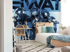 Fashion SWAT Team fotobehang Tienerkamer