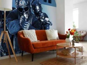 Fashion SWAT Team fotobehang Tienerkamer