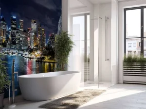 Sale Sydney in de avond fotobehang Architectuur