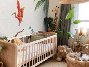 Clearance Tak met jungle dieren Kinderkamer