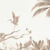 New Tak met jungle dieren in taupe Kinderkamer | Dieren