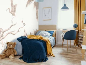 New Tak met jungle dieren in taupe Kinderkamer | Dieren