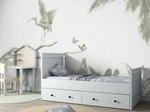 New Tak met jungle dieren in groen Kinderkamer | Dieren
