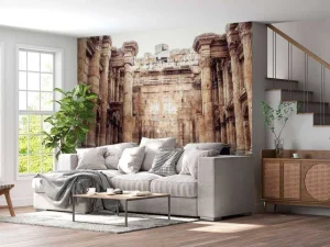 Hot Tempel van Bacchus fotobehang Architectuur