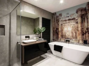 Hot Tempel van Bacchus fotobehang Architectuur