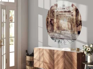 Hot Tempel van Bacchus fotobehang Architectuur
