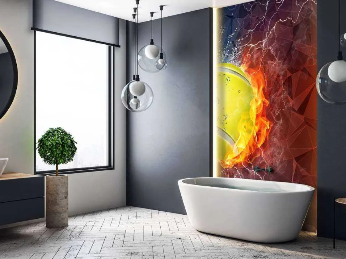 tennisbal_met_veel_kracht_5.webp Discount Tennisbal met veel kracht fotobehang Tienerkamer | Kinderkamer