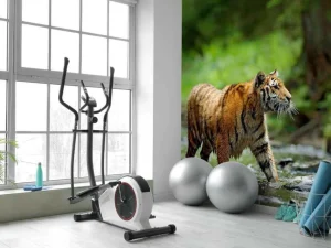 New Tijger in Russische natuur fotobehang Dieren