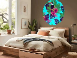 Fashion Trendy jungle print fotobehang Dieren | Bloemen