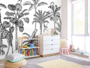 Best Tropisch dierenjungle Kinderkamer | Dieren