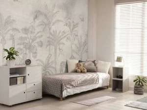 Hot Tropisch dierenjungle groen Kinderkamer | Dieren