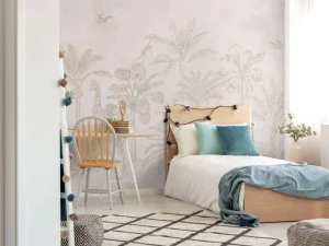 Best Tropisch dierenjungle taupe Kinderkamer | Dieren