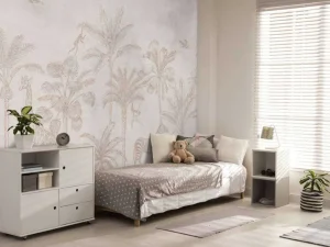 Best Tropisch dierenjungle taupe Kinderkamer | Dieren