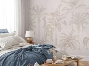 Best Tropisch dierenjungle taupe Kinderkamer | Dieren