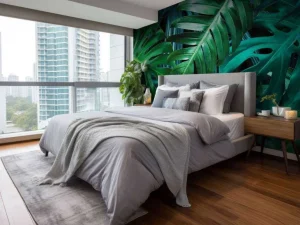 Fashion Tropische bladeren fotobehang Hobbykamer | Bloemen
