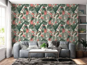 Outlet Tropische planten, bloemen en vogels Bloemen