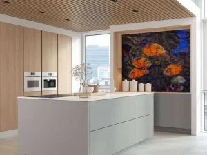 Online Tropische vissen en algen fotobehang Dieren
