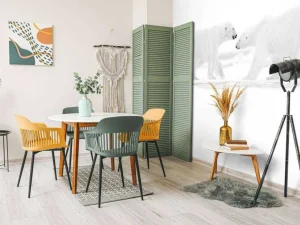Online Twee grote ijsberen met een witte achtergrond fotobehang Dieren