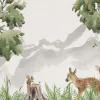Clearance Twee hertjes in het bos Kinderkamer | Dieren