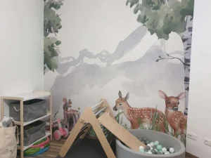 Clearance Twee hertjes in het bos Kinderkamer | Dieren