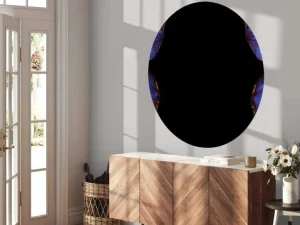 Fashion Twee vlinders met een zwarte achtergrond fotobehang Dieren
