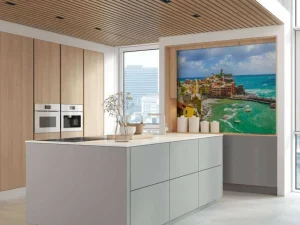 Discount Uitzicht op het dorpje Vernazza fotobehang Architectuur
