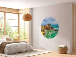Discount Uitzicht op het dorpje Vernazza fotobehang Architectuur