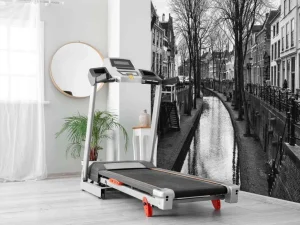 Hot Utrechtse gracht in zwart-wit fotobehang Architectuur